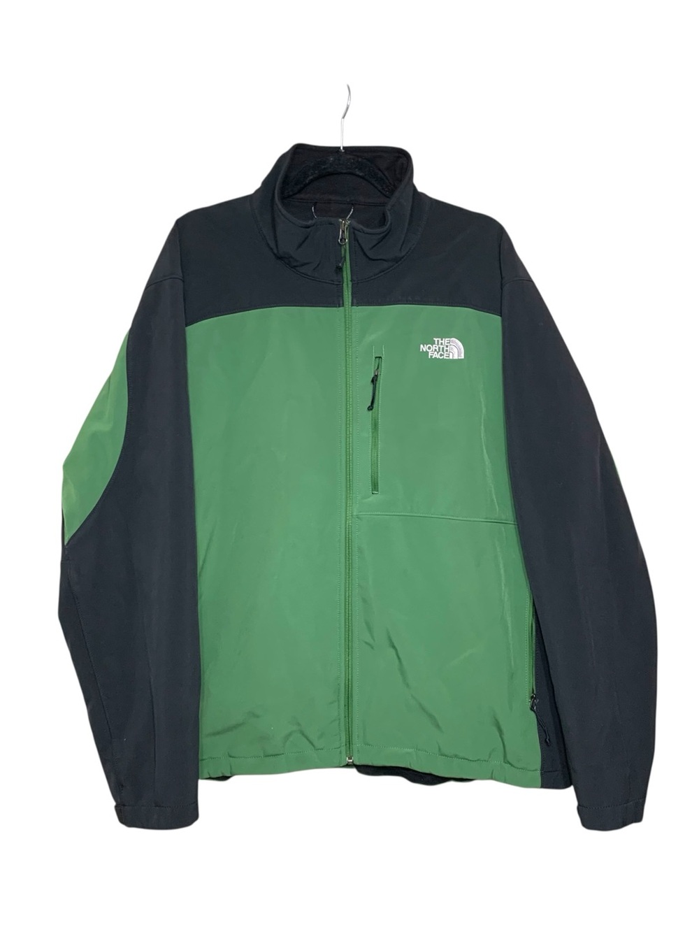 The North Face Apex Bionic Fleeced Softshell Jacket Green Black Performance